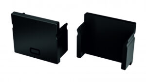 Zaślepka do profilu RUNO czarna 2w1