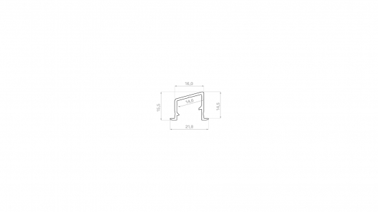a8c52e4e1641ae4974ca5ac32f25 Profil LED wpuszczany kątowy V surowy 1 m