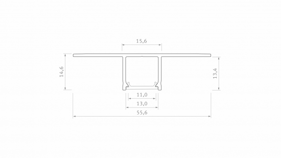 ac90638d894016eb5b9277ae20f1 Profil LED GK 12,5mm FALCO czarny lakierowany 2 m