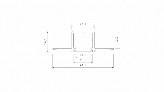 aca46ea2aa4c29a38526f790525a Profil LED podtynkowy GK GAUDI srebrny anodowany 1 m