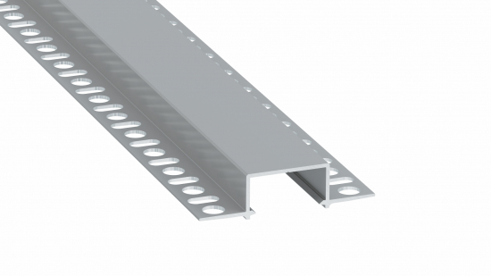 af6904c828702149e77c4a83090b Profil LED podtynkowy GK HIRO srebrny anodowany 1 m