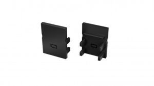 Zaślepka do profilu SLIMO czarna 2w1