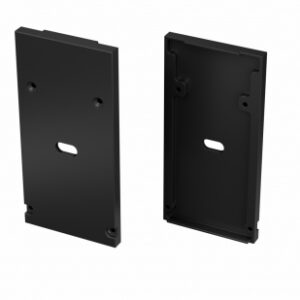 Zaślepka ALU do profilu DULIO czarna z otworem