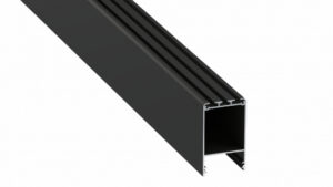 Profil LED nawierzchniowy CLARO czarny lakierowany 3 m