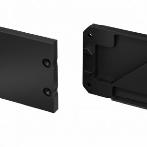 Zaślepka ALU do profilu UNICO czarna prawa