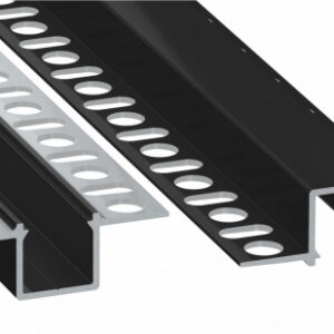 Profil LED podtynkowy GK GAUDI czarny lakierowany 2 m