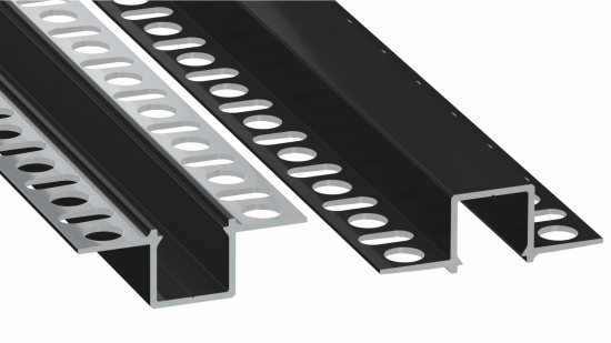 c2931e39fa2327341e1165525870 Profil LED podtynkowy GK GAUDI czarny lakierowany 2 m