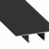 Profil LED GK 12,5mm PLATO czarny lakierowany 2 m