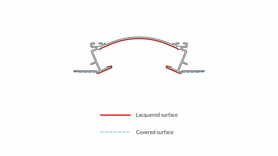 cbcf1e0cf63698ee7d15cabaef23 Profil LED sufitowy VEDA czarny lakierowany 1 m