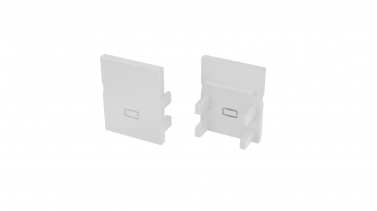 cc50822f828684d856c3de90a283 Zaślepka do profilu SLIMO biała 2w1