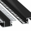 Profil LED wpuszczany GK MONO czarny lakierowany 2 m