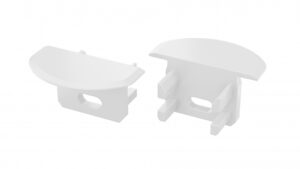 Zaślepka do profilu U biała z otworem