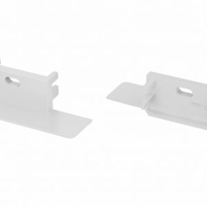 Zaślepka do profilu ZATI biała z otworem