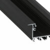 Profil LED wpuszczany inTALIA czarny lakierowany 2 m