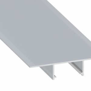 Profil LED GK 12,5mm PLATO surowy 1 m