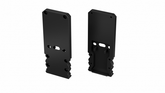 Zaślepka ALU do profili TALIA M2+TALIA czarna