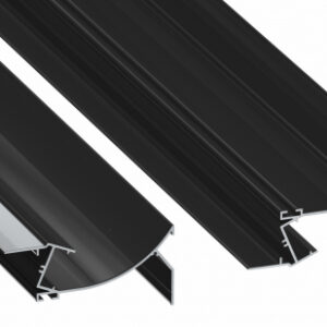 Profil LED sufitowy TOPO czarny lakierowany 3 m