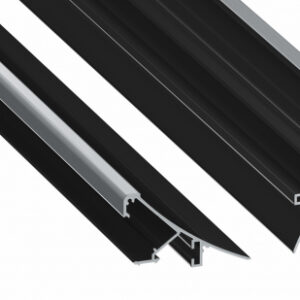 ecb9b03730a8f35b30bfba473468 Profil LED przysufitowy LOGI czarny lakierowany 1 m