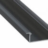 ef629e08783dc2dbb323321c9894 Profil LED wpuszczany GEMI czarny anodowany 3 m