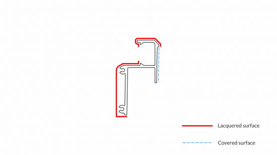 Profil LED krawędziowy IPA16 czarny lakierowany 1 m