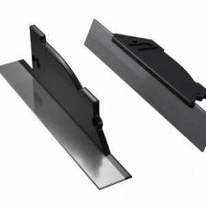 Zaślepka ALU do profilu PERO czarna lewa z otworem