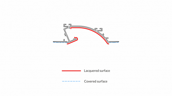 f2950ba2edfe62ed8b0471e51f49 Profil LED sufitowy PERO czarny lakierowany 3 m