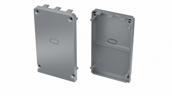 Zaślepka do profilu CLARO szara 2w1