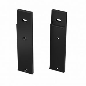 fe7e8117972d5ec05d4173217f7f Zaślepka ALU do profilu FLARO czarna prawa flat z otworem