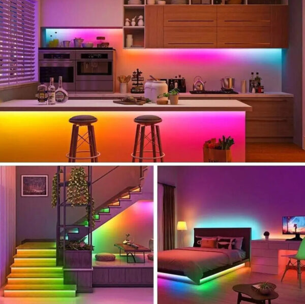 Taśma LED COB 24V Cyfrowa RGB WS2811 21W/m 720 LED 5m