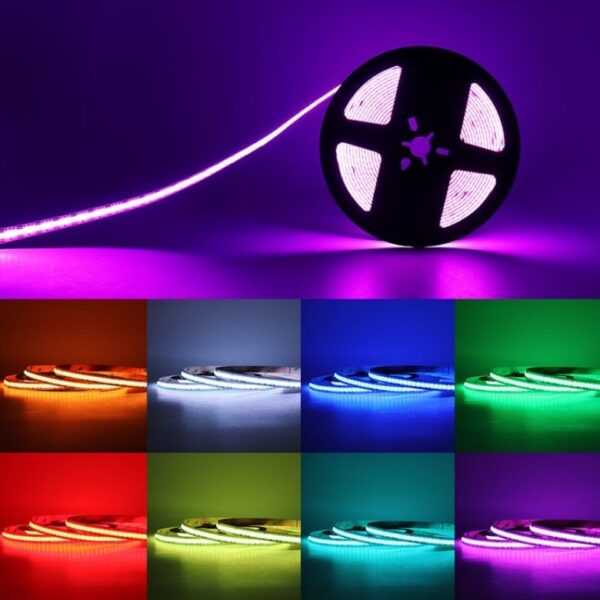 5b4b362af514f167c846b2185547a8e4 Taśma LED COB 24V RGBW Neutralna 19W/m 768 LED 5m