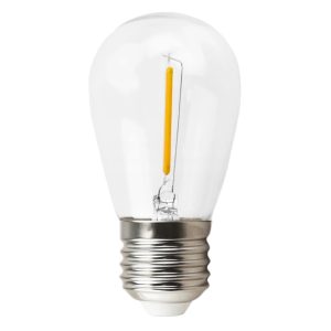 Żarówka LED E27 Filament 1W Ciepła Ozdobna do Girland