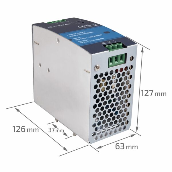 01167a07661db3496a76ab723cf5aac8 Zasilacz na szynę DIN 48V 240W 5A YSDN PRO