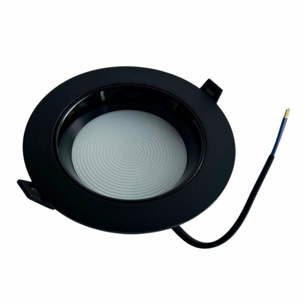 Panel LED 12W Czarny Downlight okrągły 4000K