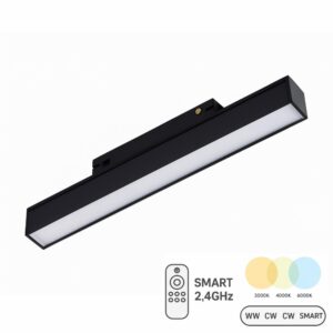 29e9af0033d018afb6e5111fd34af062 Lampa magnetyczna mleczna 12W 30cm CCT Switch Czarna