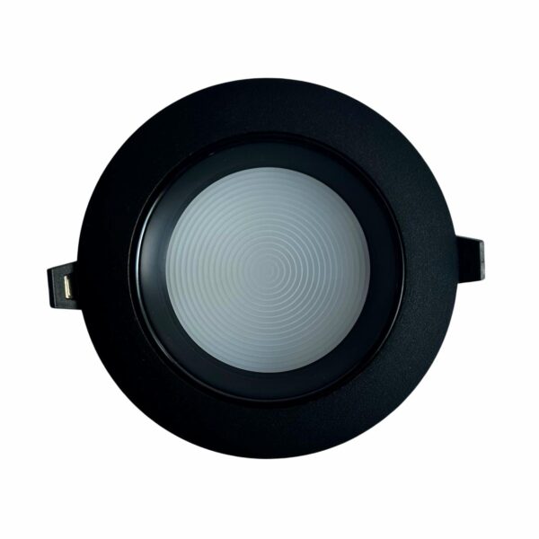 Panel LED 12W Czarny Downlight okrągły 4000K