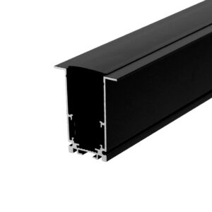 6dc7d8fa307d3494f9ebd40f4ca39724 Szyna magnetyczna wpuszczana klips 2m Czarna