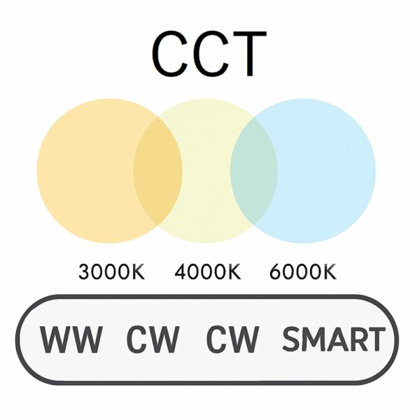Reflektor magnetyczny Spot 20W CCT Switch Czarny