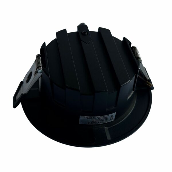 Panel LED 12W Czarny Downlight okrągły 4000K