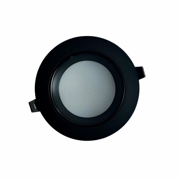 Panel LED 7W Czarny Downlight okrągły 4000K