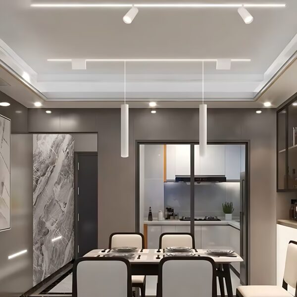 Lampa magnetyczna punktowa 18W 33cm CCT Switch Biała