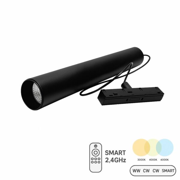 Lampa magnetyczna wisząca 7W CCT Switch Czarna