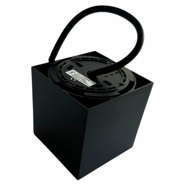 Oprawa kwadratowa LED 12W CRI90 natynkowa IP65 Czarna