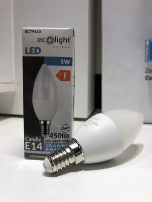 Żarówka LED E14 C37 5W 6000K