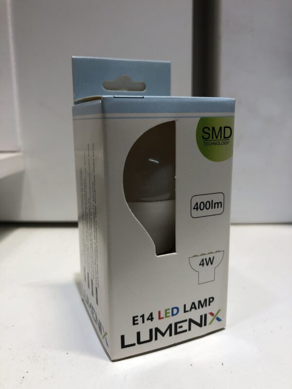 120b5a10dc792ba72cffc8160b79b23e Żarówka LED E14 G45 4W 3000K