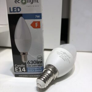Żarówka LED E14 C37 7W 6000K