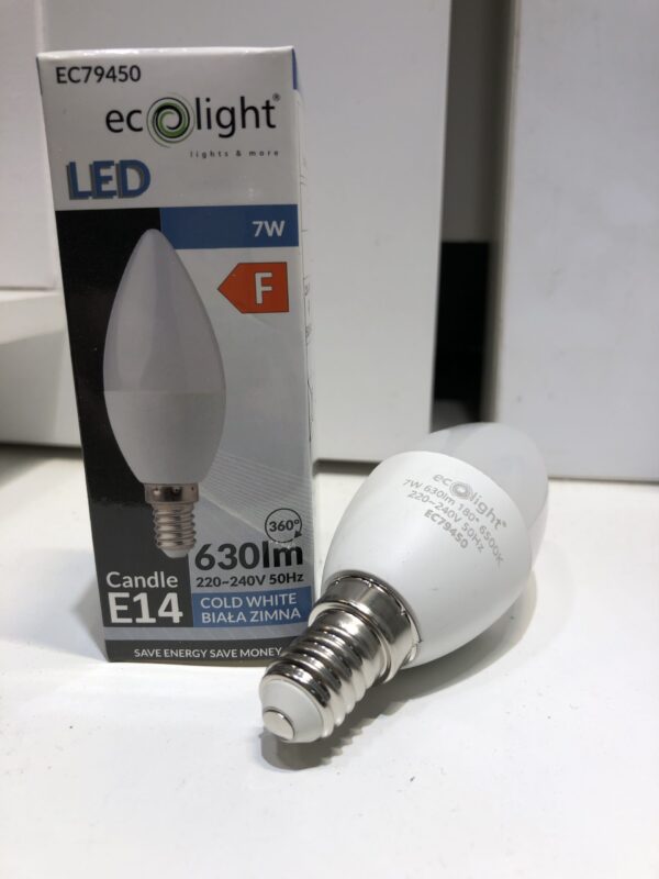 1a217b18c8b3212e988883b15179a05d Żarówka LED E14 C37 7W 6000K