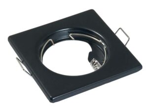 Oprawa halogenowa GU10 czarna kwadratowa