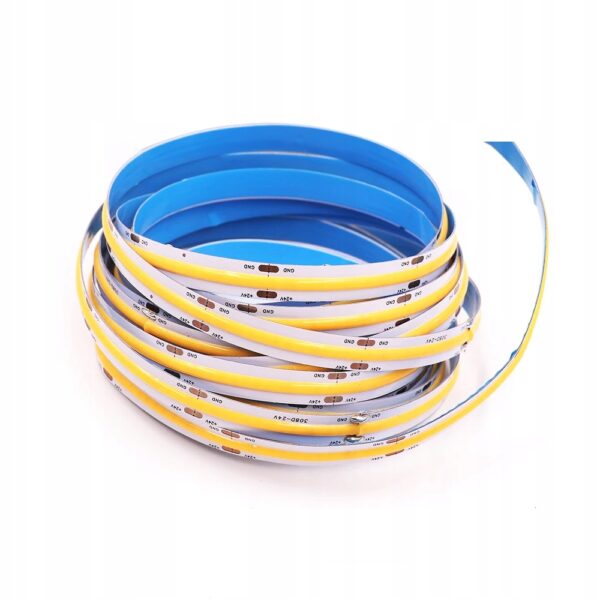253c2d8c7d2ef8ede66ca84ff13ed47b Taśma LED COB 12V 320 LED 9W/m Neutralna - rolka 5m