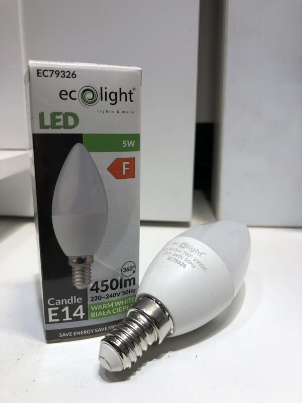 Żarówka LED E14 C37 5W 3000K