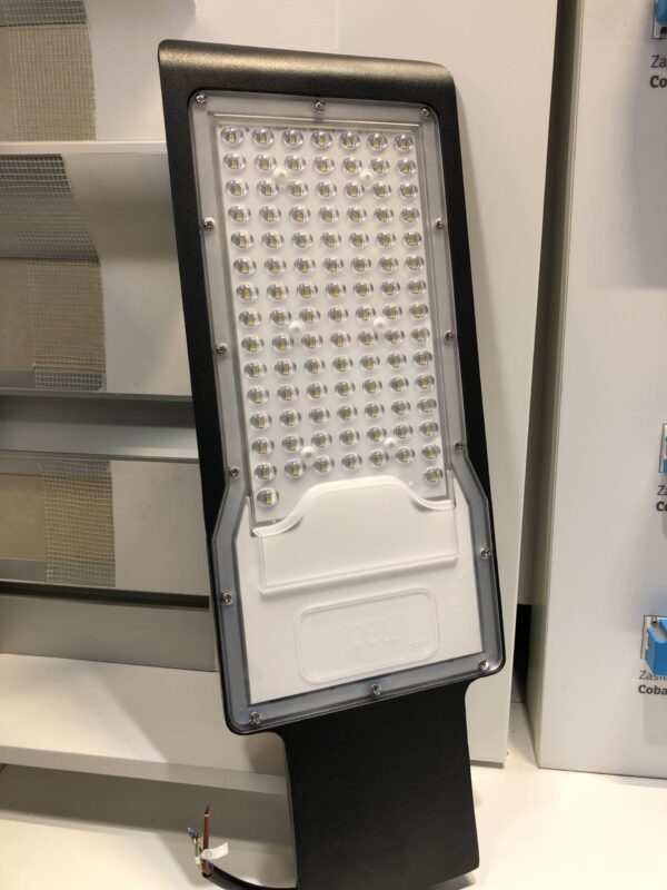 Lampa uliczna LED czarna 100W 6000K